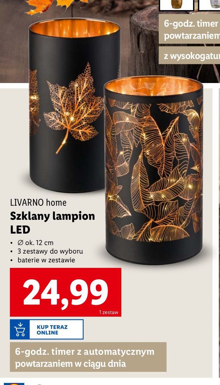 Lampion LIVARNO HOME promocja