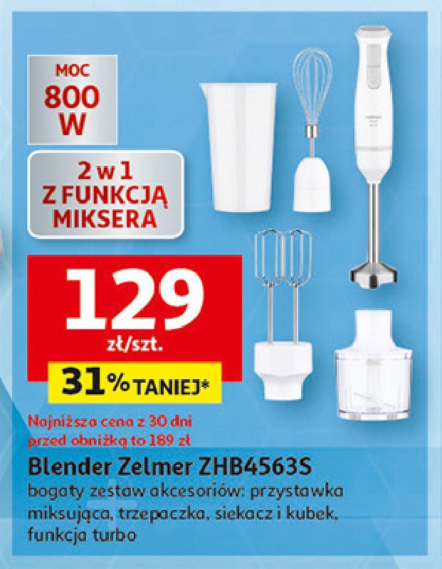 Blender ręczny zhb 4553s Zelmer promocja