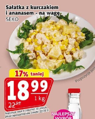 Sałatka z kurczakiem i ananasem - na wagę SEKO promocja w Prim Market