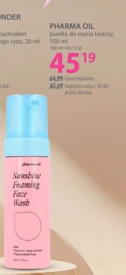 Pianka PHARMA OIL do mycia twarzy promocja w Hebe