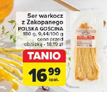 Ser z zakopanego warkocz Polska gościna promocja