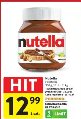 Krem czekoladowy promocja w Intermarche