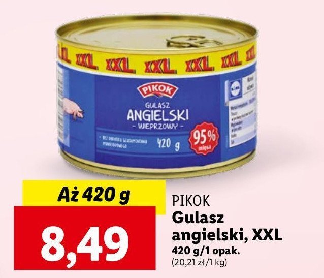 Gulasz angielski Pikok promocja