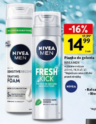 Pianka do golenia, wybrane rodzaje promocja w Intermarche