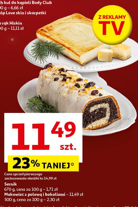 Sernik promocja w Auchan