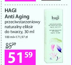 Naturalny eliksir do twarzy anti-aging Hagi promocje