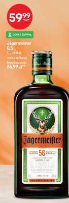 Likier Jagermeister 0,5l promocja w Żabka