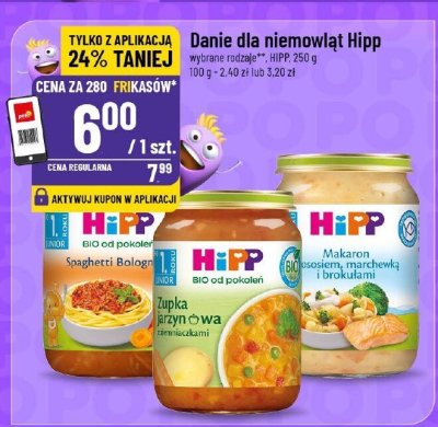 Danie dla niemowląt Hipp promocja w POLOmarket