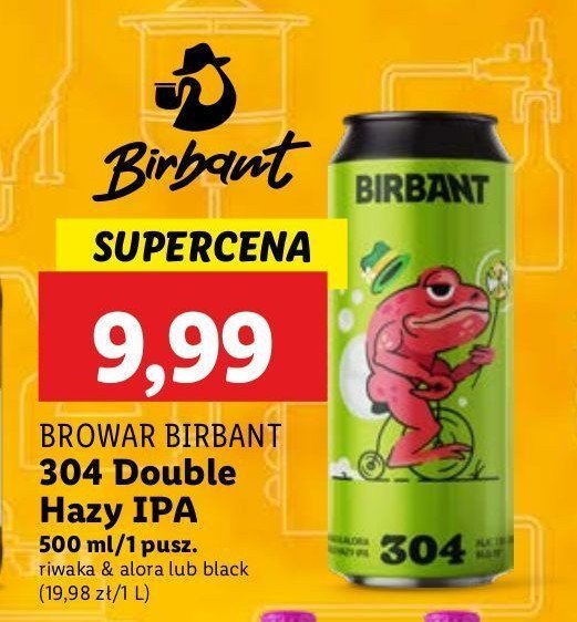 Piwo* Birbant 304 hazy ipa promocja