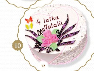Tort 4 latka Natalii promocja w TOPAZ