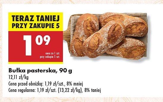 Bułka pasterska promocja w Biedronka