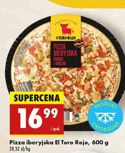 Pizza iberyjska El toro rojo promocja w Biedronka