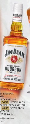 Likier whiskey Jim Beam 0.5L  promocja w Dino