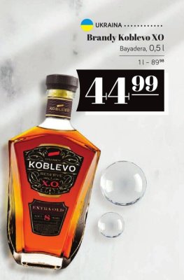 Brandy Koblevo XO 0,5l promocja w POLOmarket
