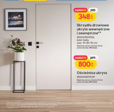 Ościeżnica ukryta promocja w Castorama