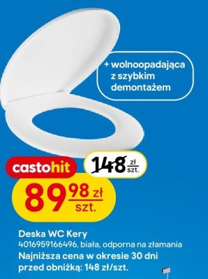 Deska WC Kery biała promocja w Castorama