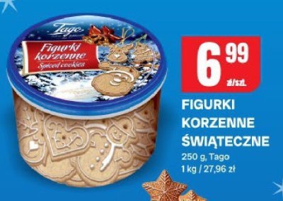 Figurki korzenne świąteczne Tago promocja w Chorten