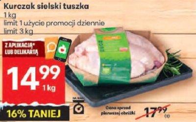 Kurczak sielski tuszka promocja w Delikatesy Centrum