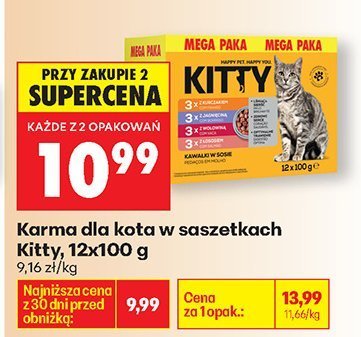 Karma dla kota w saszetkach promocja w Biedronka