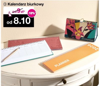 Kalendarz biurkowy promocja w Woolworth
