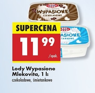 Lody czekoladowe Mlekovita wypasione promocja w Biedronka