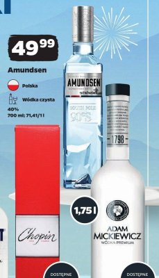 Wódka Amundsen czysta promocja w Netto