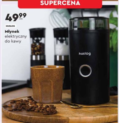 Młynek elektryczny do kawy Huslog promocja w Biedronka