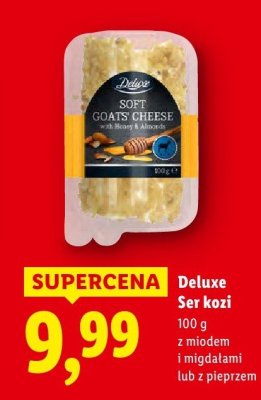 Ser kozi z miodem i migdałami  promocja w Lidl