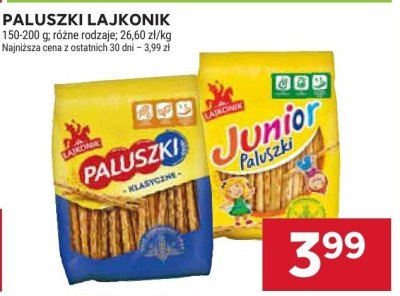 Paluszki Lajkonik promocja w Stokrotka