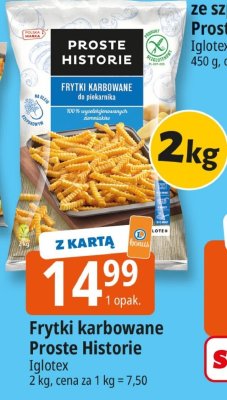 Frytki karbowane Proste Historie promocja w Leclerc