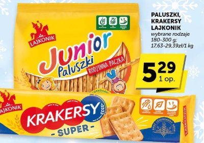 Krakersy Lajkonik Krakersy Super wybrane rodzaje promocja w ABC