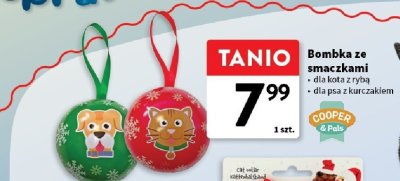 Bombka ze smaczkami dla kota z rybą COOPER & Pals promocja w Intermarche