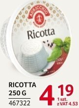 Ser Ricotta promocja w Selgros