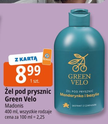 Żel pod prysznic Green Velo Madonis promocja w Leclerc