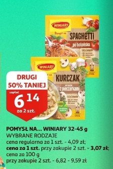 Kurczak z pieczarkami Winiary promocja