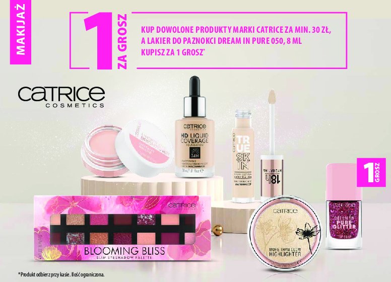 Lakier do paznokci dream in pure glitter 050 Catrice promocja