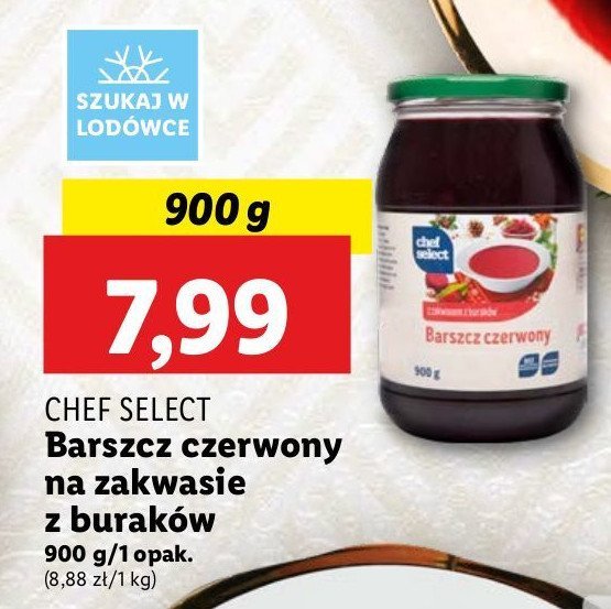 Barszcz czerwony Chef select promocja