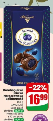 Bombonierka Śliwka Nałęczowska  promocja w Dino