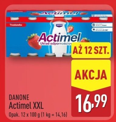 Jogurt Actimel XXL 12-pak promocja w Aldi