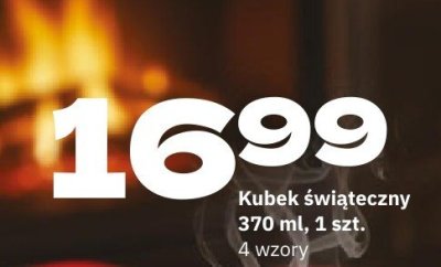 Kubek świąteczny 370 ml, 1 szt. promocja w Twój Market