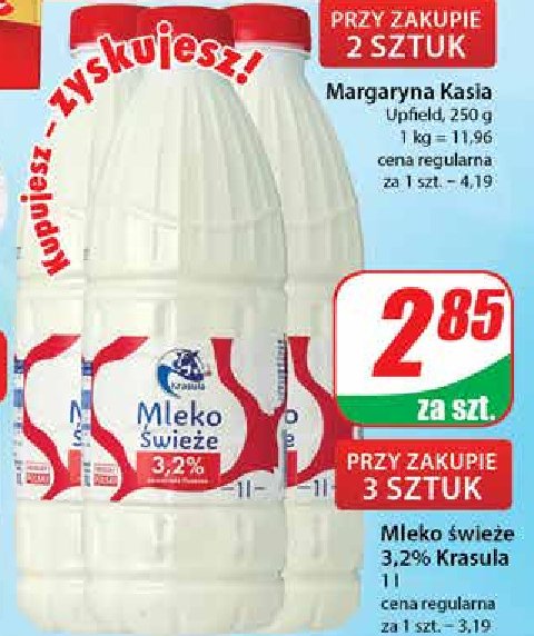 Mleko świeże 3.2 % Krasula promocja