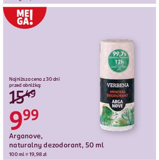 Dezodorant werbena egzotyczna Arganove promocja w Rossmann