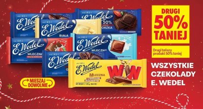 Czekolada E.Wedel mleczna 90 g promocja w Biedronka