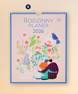 Planer rodzinny ścienny promocja w Biedronka