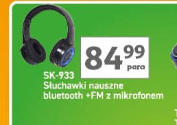 Słuchawki sk-933 czarno-niebieskie Vakoss promocja