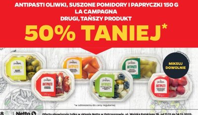 Papryczki La Campagna 150g promocja w Netto