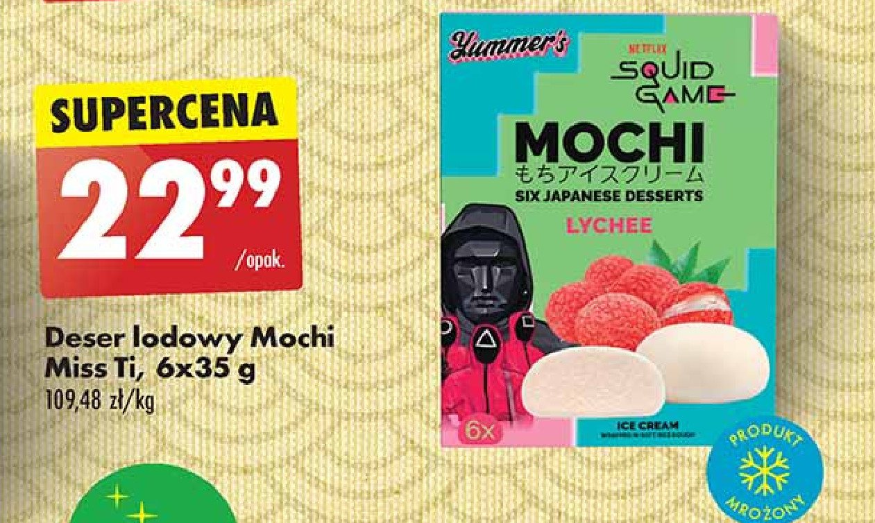 Mochi lychee YUMMER'S promocja w Biedronka