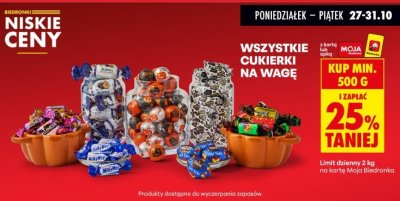 Cukierki promocja w Biedronka