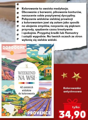 Kolorowanka antystresowa promocja w Kaufland