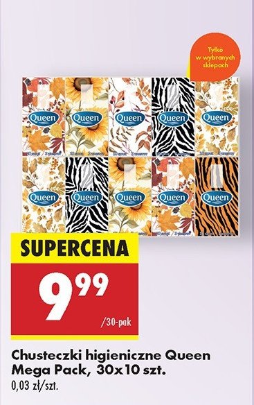 Chusteczki higieniczne Queen promocja